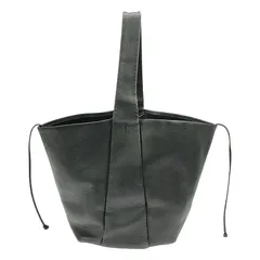 【美品】  Y'saccs / イザック | × Chikako Hongo bigbag レザー トートバッグ | ブラック | レディース