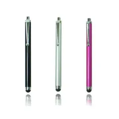 3本セット スマートフォン/iPhone/iPad/Nexus など各種対応 タッチペン (ブラック、シルバー、ローズ)