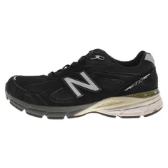 New Balance (ニューバランス) 990V4 MADE IN USA ローカットスニーカー スエード ブラック M990BK4 US9.5/27.5cm