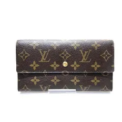 ルイヴィトン　Louis Vuitton　モノグラム　ポルトフォイユインターナショナル　M61217　3つ折り財布　長財布　ユニセックス　美品
