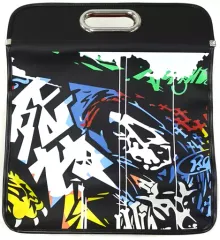 【中古】雑貨 [単品] グラフィティ柄 レコードバッグ 「PS4ソフト 新すばらしきこのせかい NEO： The World Ends with Bag」 同梱特典