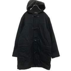 soulbrother ウール混紡 ダッフルコート L ブラック ジップアップ トグルボタン 古着卸 アメリカ仕入 a612-5982