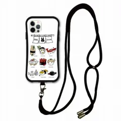 [iPhone14 Pro Max] スマホショルダー付 スカラー iPhone15 ケース 耐衝撃 i-coronケース アイフォン 16 15 14 SE 第3世代 第2世代 スマホケース 全機種対応 スマホカバー scolar ラビル 寿司 献立 メニュ