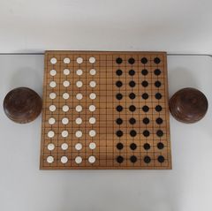 囲碁盤/囲碁/木製】足付盤 昭和レトロ 将棋 ボードゲーム - メルカリ