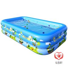 150*105*55cm プール ビニールプール 大型 小型プール 家庭用 子供用 ビニールプール エアプール 水遊び サイズ選択可能 折りたたみ式 長方