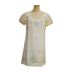 シンシアローリー Cynthia Rowley ワンピース ロング丈 ホワイト 花柄 サイズ 2 コットン レディース F-M1820のサムネイル