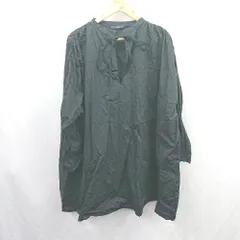 ◇ ⊂ Kastane カスタネ 綿100% 長袖 チュニック サイズF ブラック レディース E  【1507030015510】