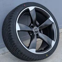 【送料込み】軽量 ！AUDI アウディ TT 8J 純正アルミホイール&タイヤ AUDI アウディ TT 8J 純正 ホイール 4本 ☆ 8.5J-17 PCD112 5穴 +50