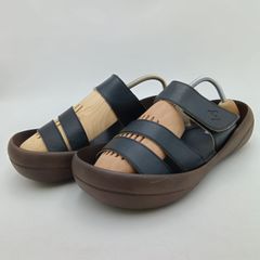 Regetta Canoe リゲッタカヌー サンダル ダークブラウン ブラック レディース LL B-9-2