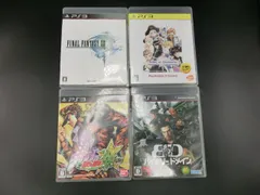 【TAKA5-95】◇未検品　PS3　ゲームソフト　4本セット　まとめ売り　Final Fantasy XIII　テイルズオブヴェスペリア　バイナリードメイン　ジョジョの奇妙な冒険 オールスターバトル