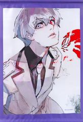 東京喰種:re 佐々木琲世 B3 タペストリー 布ポスター 石田スイ展 金木