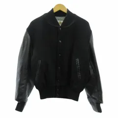 USA製 GOLDEN BEAR スタジアム ジャンバー 袖レザー M 革タグ USA製 GOLDEN BEAR スタジアムジャンバー 袖レザー M 革タグ