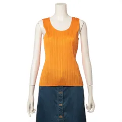 美品　プリーツプリーズ　PLEATS PLEASE トップス　タンクトップ　L 美品 15ss プリーツプリーズ PLEATS PLEASE イッセイミヤケ