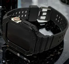 黒　アップルウォッチバンド  キラキラ　ラバーベルト  カバー　Apple Watch ケース ３８　４０　４１ｍｍ　メンズ レディース スポーツ一体型