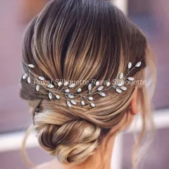 ヘアアクセサリー パーティ ブライダル ヘッドドレス シルバー パール 披露宴 レディース フォーマル 結婚式 お呼ばれ 二次会 謝恩会 演奏会 発表会 お呼ばれ きれいめ 姫系 可愛い