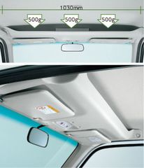 HONDA ホンダ VAMOS バモス ホンダ純正 大型ルーフコンソール グレー 【 2012.6～次モデル】