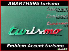 ABARTH595 turismo ツーリズモ　エンブレムアクセントデカール