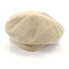カシラ 日本製 リネンブレンド ベレー帽 ベージュ CA4LA 帽子 レディース