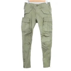 未使用 RRL RALPH LAUREN ラルフローレン スリムカーゴパンツ W25 オリーブグリーン レディース 古着 中古 USED