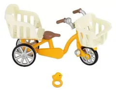 【中古】おもちゃ 三人乗り自転車 「シルバニアファミリー」