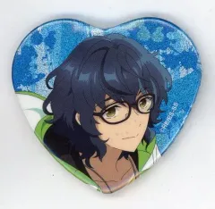 【中古】バッジ・ピンズ 青葉つむぎ 「あんさんぶるスターズ! Starry Stage 3rd ハート型グリッター缶バッジ」