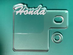 自賠責ステッカープレート　HONDA　ホンダ 　筆記体　５mm厚