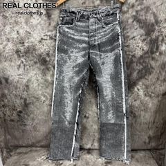 【未使用】TAAKK/ターク STRAIGHT DENIM PANTS/ストレート デニム パンツ/ブラックケミカル/TA24AW-PT052/1