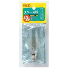 【 新品 未開封 】   ELPA 電球 スペース球 クリア［Ｅ１７／１個］ G-7007H-C 未使用 送料無料のサムネイル