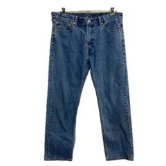 Levi's 505 W38 ブルー リーバイス ジップアップ ビッグサイズ ジーンズ アメカジ カジュアル 古着卸 アメリカ仕入 2508-311