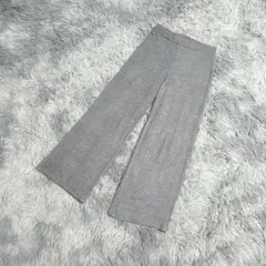 【ZARA】ザラ  ワイドパンツ  イージーパンツ  チェック柄  (F)  カジュアル  大人カワイイ  レディース  グレー系  灰色【送料無料】