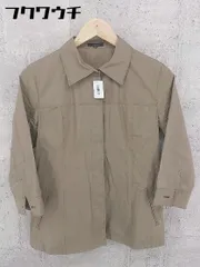 ◇ ◎ COMME CA ISM コムサイズム 長袖 シャツ サイズM ベージュ系 レディース 【中古】 【1002802417368】