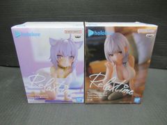 未開封品 hololive ホロライブ プライズ Relax time 白銀ノエル 猫又おかゆ フィギュア バンダイナムコ