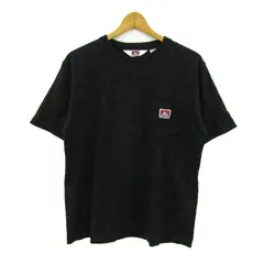 ベンデイビス 半袖Ｔシャツ トップス ロゴT コットンT メンズ Lサイズ ブラック BEN DAVIS 【中古】