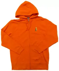 【中古】衣類 我妻善逸 刺繍パーカー オレンジ Sサイズ 「鬼滅の刃」