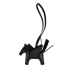 新品未使用 HERMES エルメス Rodeo Pegasus charm PM ロデオペガサスPM チャーム ブラック K刻