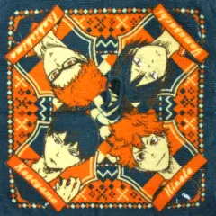 【中古】タオル・手ぬぐい(キャラクター) 烏野高校一年生 ピックアップハンドタオル 「一番くじ ハイキュー!!～冬志団結!～」 J賞