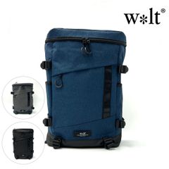新品 ウォルト リュック ボックス型 スクエア型 撥水 大きめ W*lt 483-067E シンプル ビジネス ストリート 正規品 新品未使用