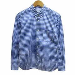 美品！コムデギャルソンオム　長袖　ギンガムシャツ コムデギャルソンオムCOMME des GARCONS HOMME コットン迷彩柄