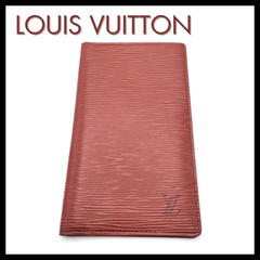 ルイヴィトン　Louis Vuitton　エピ　ポルトカルト　クレディ　円　長札入れ　ケニアブラウン　茶　財布　56