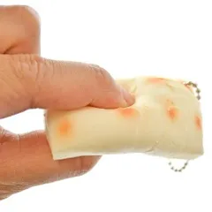 （2個セット）スクイーズ やわらかおもち 餅 リアル 食品系スクイーズ