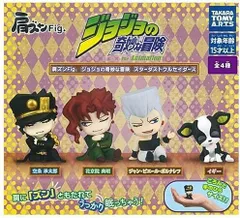 肩ズンFig. ジョジョの奇妙な冒険 スターダストクルセイダース × 全4種セット フルコンプ ガチャガチャ カプセルトイ