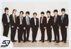 【中古】生写真(男性) SUPER★DRAGON/集合(9人)/横型・全身・衣装黒白・両手下げ・背景ベージュ/「SUPER★DRAGON 7th ONEMAN LIVE TOUR Emotions」生写真セット 第7弾