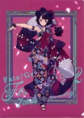 [중고] 클리어 파일 포리너/카츠시카 호쿠사이 서번트별 신작 일러스트 A4 클리어 파일 [Fate/Grand Order Fes. 2022 ~7th Anniversary~]