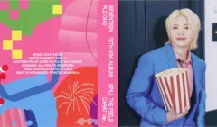 【中古】フォトフレーム・アルバム [単品] ウジ(SEVENTEEN) ハードカバーバインダー 「CD SPILL THE FEELS CARAT Ver.」 封入特典