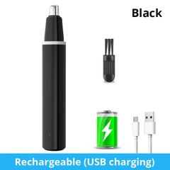 電気鼻毛トリミングシェーバーシェービング眉毛除去シェーバー USB 充電式フェイスケア男性用 500mAh 14500 リチウムイオンバッテリー