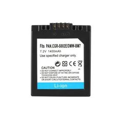 PSE認証 CGA-S002 DMW-BM7 パナソニック対応 バッテリー 1400mAh Lumix DMC-FZ2 Lumix DMC-FZ20 互換品