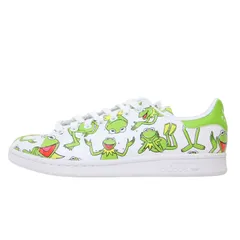 【新品】adidas アディダス サイズ:US7.5(25.5cm) / 21春夏 KERMIT THE FROG STAN SMITH KERMIT FZ2707 / スタンスミス カーミット / ホワイト グリーン / コラボ【レディース】