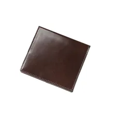 [アブラサス] 薄いマネークリップ レザー 薄型 日本製 チョコ 0