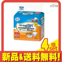 リフレ 簡単テープ止めタイプ 横モレ防止 SSサイズ 34枚入 4個セット まとめ売り