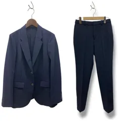 UNIQLO ユニクロ セットアップ 感動ジャケット 感動スリムパンツ ストレッチ セットアップ パンツスーツ 211-465474 221-464908 ネイビー Lサイズ Mサイズ 上下サイズ違い recollect有明ガーデン店No.00253Yaco